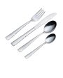 Everyday Glisten Silver Stainless Steel Cutlery | 16 Pieces Online Sale