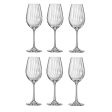 Bohemia Viola Waterfall Glass Clear Lead Free Crystal Drink Accessory | Set of 6 | 3 x 9 inches | 350ml Hot on Sale