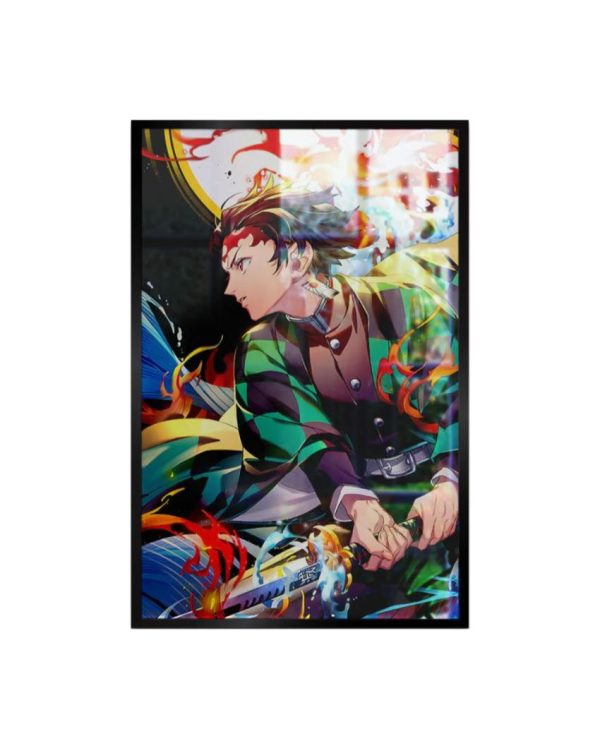 Tanjiro from Demon Slayer Canvas Wall Painting Discount