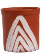 Rustic Brown Terracotta Handpainted Mug Combo | Set of 2 | 3 x 3 inches Discount