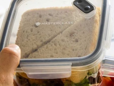 MasterClass Recycled Food Storage Container Square | 6 x 6 x 3 inches For Cheap