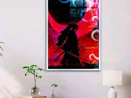 Beautiful Demon Slayer Characters Cartoon Canvas Wall Painting Online Hot Sale