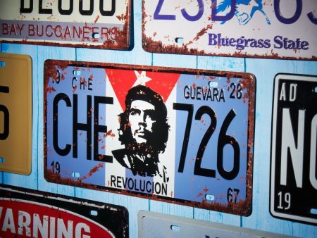 Che 726 Number Plates Wall Sign | 6 x 1 x 12 inches For Discount