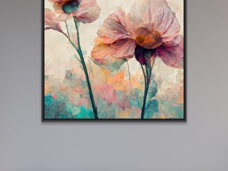 Elegant Floral Canvas Wall Painting for Living Room Sale