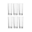 Tom Collins Water and Juice Glass Combo Clear Crystal Tableware | Set of 6 | 3 x 4 inches | 330ml For Discount