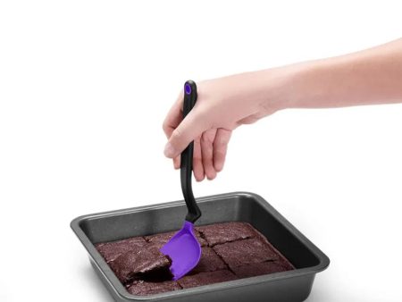 Dreamfarm Mini Chopula Super Flexible Chopping Sit Up Spatula | Purple | 10 x 3 x 2 inches on Sale