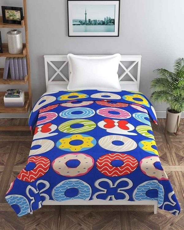 Donut Mor Printed Kids Comfy Quilts Cover With Zipper Cheap