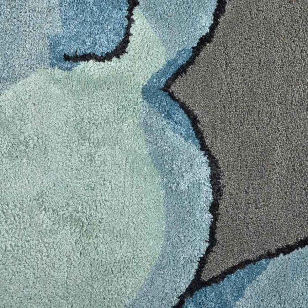 Beautiful Grey Shade Hand-Tufted Wool Area Rug | 8 x 5 Feet Discount