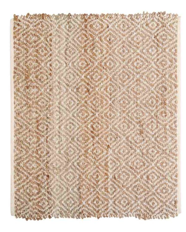 Diamond Weave Handwoven Jute Rug | 24 x 35 inches Online Hot Sale