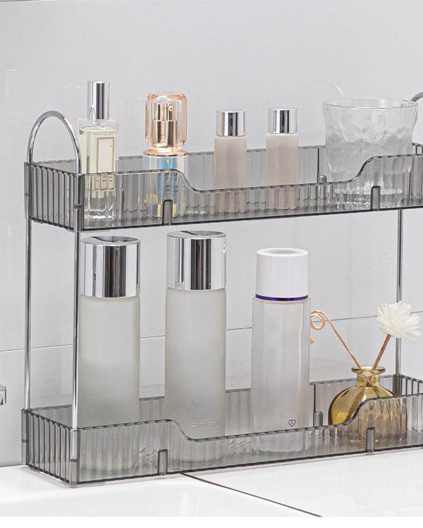 Bathroom Countertop Plastic Organiser | 12 x 7 x 13 inches Fashion