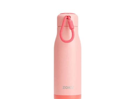 Zoku Classic Stainless Steel Vaccum Insulated Water Bottle | Coral | 3 x 10 inches For Sale