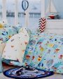 Blue Water Animal Printed Kids Comfy Quilts Cover With Zipper Online now