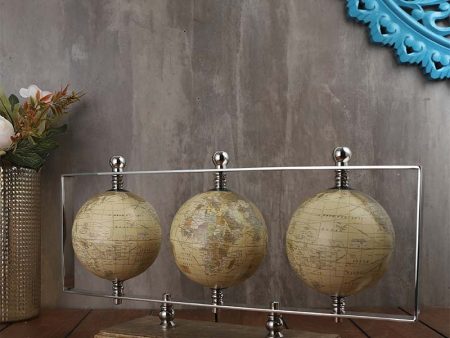 Triple Horizontal Globe Stand | Multiple Colors Cheap