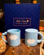 Puffy Cloud 2 Coffee Mugs Gift Box Set Online now