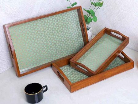 Graceful Gatherings Handcrafted Wooden Serving Trays | Set of 3 Online