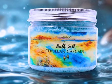 Cerulean Cascade Bath Salt | 3 x 3 inches Fashion