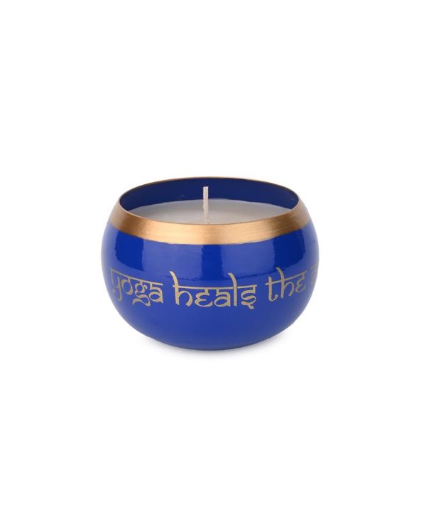 Harmony Flame Metal Jar Candle | 4 x 3 inches Sale