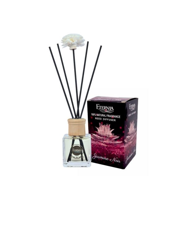 Elegant Aroma Jasmine Noir Reed Diffuser With Ten Sticks | 4 x 2 x 4 inches Fashion