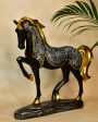 Graceful Resin Stallion Showpiece | 12 x 3 x 12 inches Online now