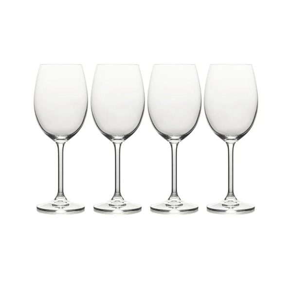 Mikasa Ishika White Wine Glasses | Set of 4 | 468ml Fashion