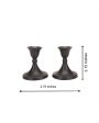 Charming Mini Aluminium Candle Stands | Set of 4 | 3 x 3 inches Online