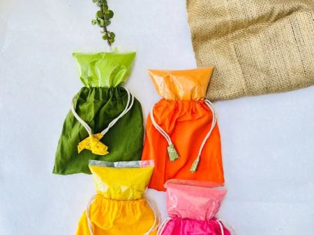 Ubtan Based Natural Gulal For Holi | Set Of 4 Online Sale