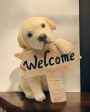 Dog Welcome Sign Polyresin Figurine | 4 x 4 x 6 inches For Cheap