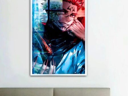 Sukuna from Jujutsu Kaisen Canvas Wall Painting Online now