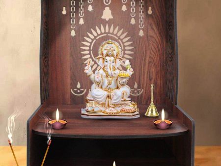 Om Symbol Mandir Shelf For Home | 15 x 12 x 16 inches Online