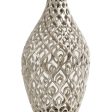 Cavendish Decorative Metal Floor Vase | 10 x 22 inches For Sale