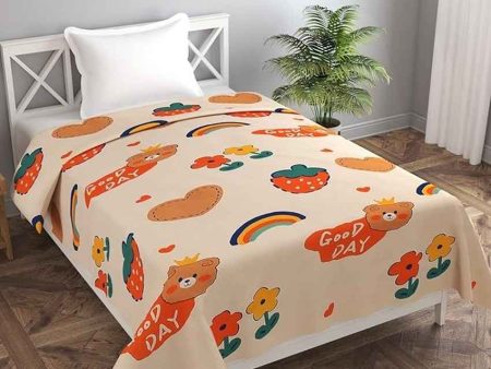 Good Day Printed Kids Comfy Quilts Cover With Zipper Online Hot Sale