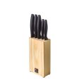 Zoku Urban Knife Block | Set of 5 | 5 x 4 x 14 inches Fashion