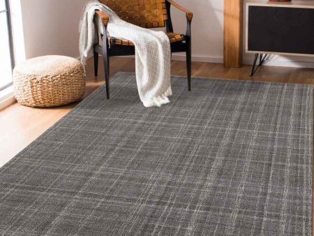 Elegant Grey Shade Handmade Wool Area Rug Cheap