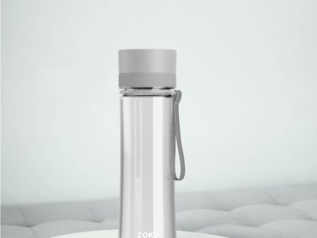 Zoku Fancy Tritan Clear Water Bottle | 9 x 6.3 x 10 inches | Transparent Sale