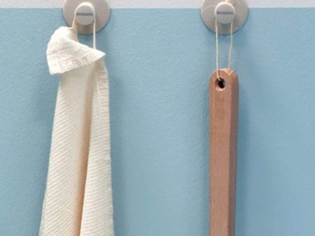 Renew Plastic Towel Hooks | Set of 2 | Beige Supply