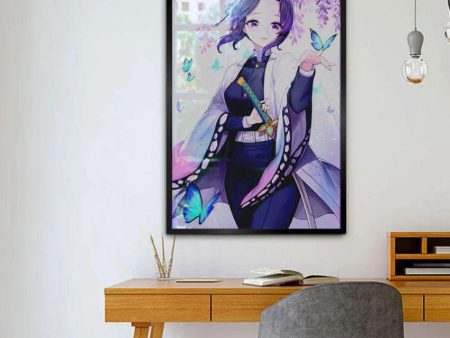 Demon Slayer Characters Cartoon Canvas Wall Painting For Cheap