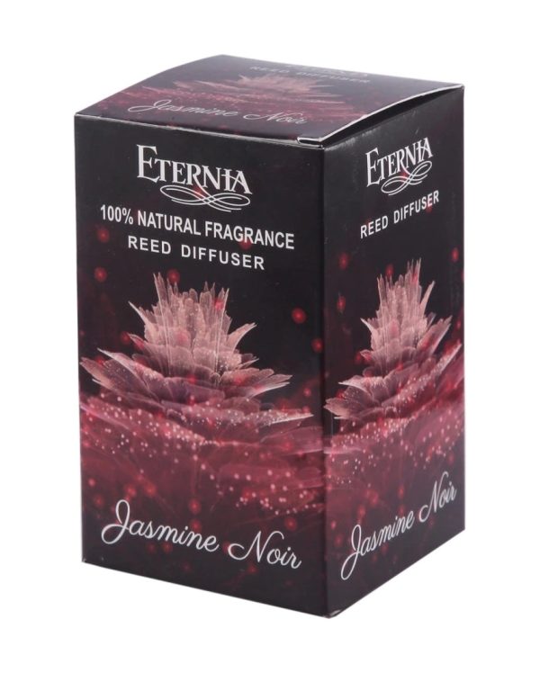 Elegant Aroma Jasmine Noir Reed Diffuser With Ten Sticks | 4 x 2 x 4 inches Fashion