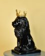 Bold Black Lion Showpiece | 7 x 5 x 11 inches Cheap