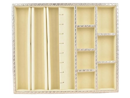 Lux Faux Leather Jewellery Tray | 13 x 11 inches For Sale