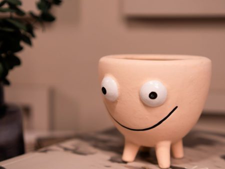 Mini Face Ceramic Planter | 4 x 4 inches Online