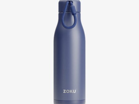 Zoku Powder Coated Stainless Steel Vaccum Insulated Water Bottle | 3 x 11 inches For Sale