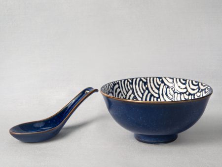 Mikasa Satori Rice Bowl with Rice Spoon Set For Sale