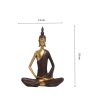 Golden Brown Meditating Buddha Showpiece | 3 x 6 x 7 inches Online now