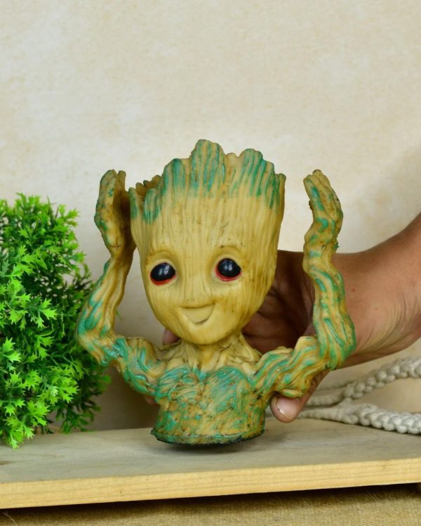 Groot Figurine With Hands Up Artisan Showpiece | Set of 2 on Sale