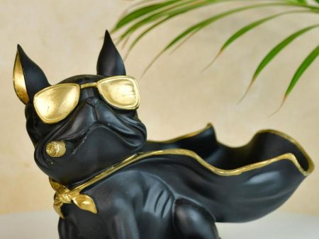 Majestic Resin Caped Dog Showpiece | 10 x 4 x 7 inches Online