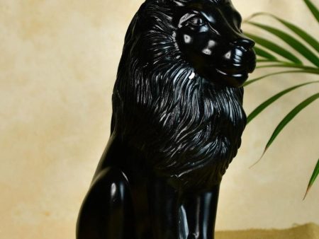 Bold Black Lion Showpiece | 7 x 5 x 11 inches Cheap