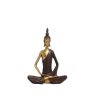 Golden Brown Meditating Buddha Showpiece | 3 x 6 x 7 inches Online now