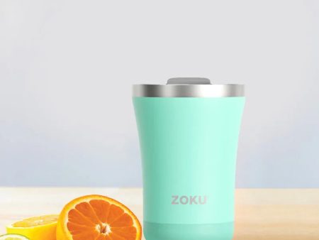 Zoku 3 in 1 Stainless Steel Vaccum Insulated Tumbler | Blue | 4 x 5 inches For Cheap