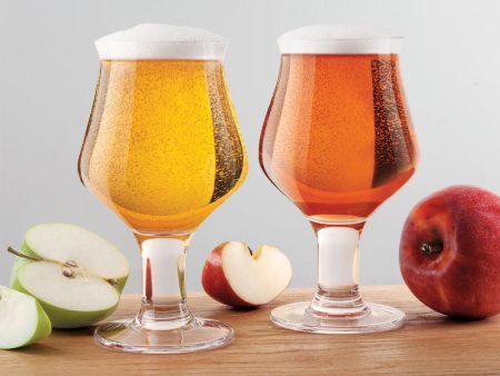 Final Touch Hard Cider Cocktail & Globet Glasses | Set of 2 | 4 x 3 inches Hot on Sale