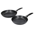 Kitchen Craft Giny Aluminum Non-Stick Frying Pan | Set of 2 | 20 x 6 x 14 inches Online Hot Sale